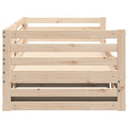 vidaXL Tagesbett mit Ausziehbett ohne Matratze 80x200 cm