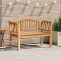 vidaXL Bank Braun 120 x 53,5 x 85 cm Massivholz Teak