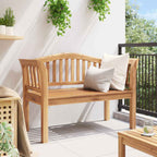 vidaXL Bank Braun 120 x 53,5 x 85 cm Massivholz Teak