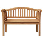vidaXL Bank Braun 120 x 53,5 x 85 cm Massivholz Teak
