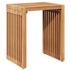 vidaXL Garten-Beistelltisch 3 pcs Braun 33 x 44,5 x 51 cm