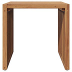 vidaXL Garten-Beistelltisch Braun 45 x 42,5 x 45 cm Massivholz Teak