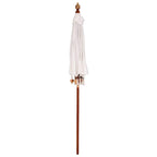 vidaXL Balinesischer Sonnenschirm Creme 190 x 190 x 260 cm