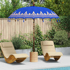 vidaXL Balinesischer Sonnenschirm Creme 190 x 190 x 260 cm