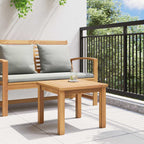 vidaXL Couchtisch Braun 45 x 45 x 36 cm Massivholz Teak