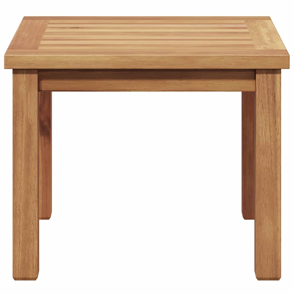 vidaXL Couchtisch Braun 45 x 45 x 36 cm Massivholz Teak