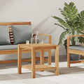 vidaXL Couchtisch mit Speicher Braun 45 x 45 x 45 cm Massivholz Teak