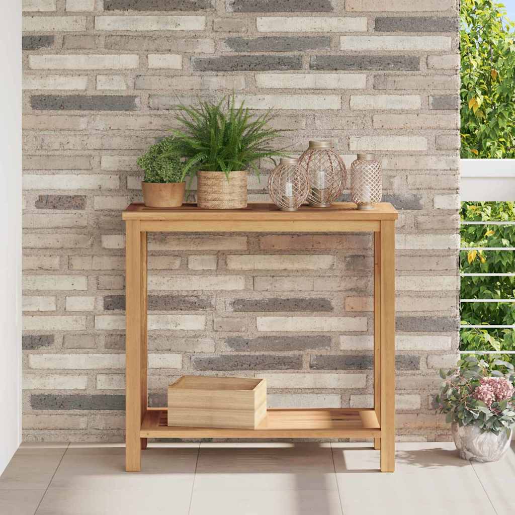 vidaXL Konsolentisch Braun 80 x 35 x 75 cm Massivholz Teak