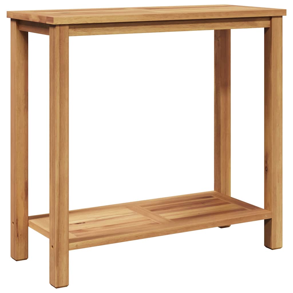 vidaXL Konsolentisch Braun 80 x 35 x 75 cm Massivholz Teak