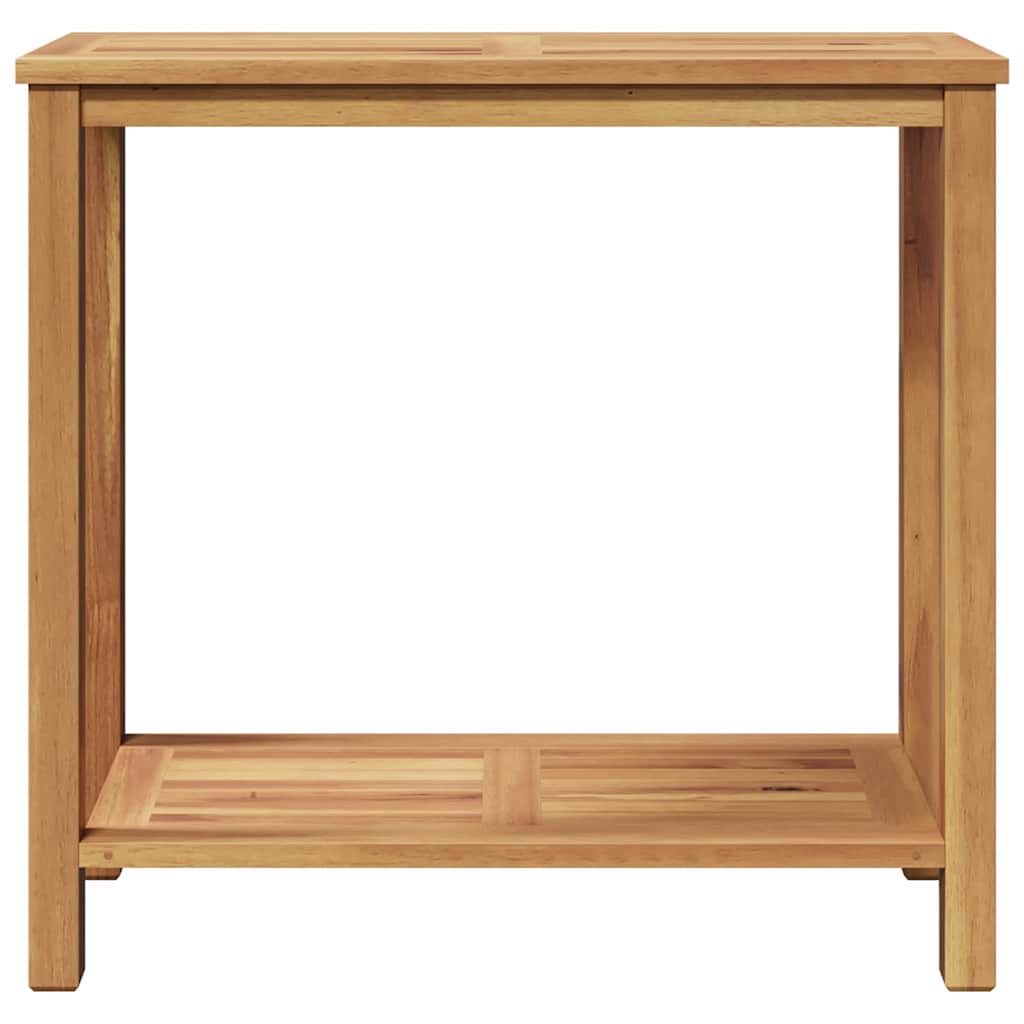 vidaXL Konsolentisch Braun 80 x 35 x 75 cm Massivholz Teak