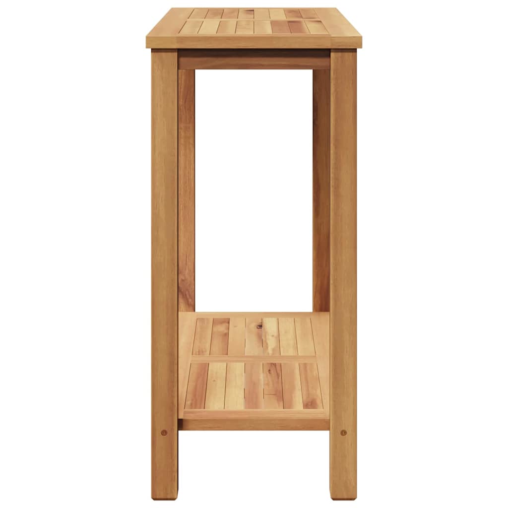 vidaXL Konsolentisch Braun 80 x 35 x 75 cm Massivholz Teak