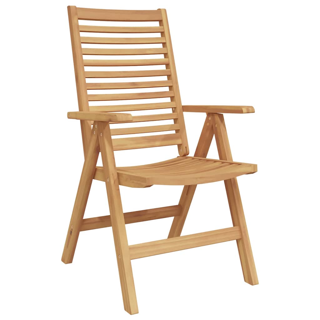 vidaXL Stuhl 2 pcs Braun 64,5 x 52 x 108 cm Massivholz Teak
