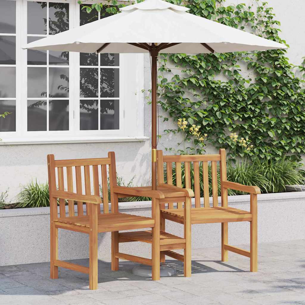 vidaXL Garten Gartenstühle 152 x 63 x 89 cm Massivholz Teak
