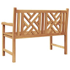 vidaXL Gartenbank 114 x 60 x 90 cm Massivholz Teak