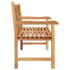 vidaXL Gartenbank 114 x 60 x 90 cm Massivholz Teak