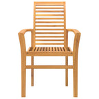 vidaXL Esszimmerstuhl 4 pcs Braun 62 x 55 x 94 cm Massivholz Teak