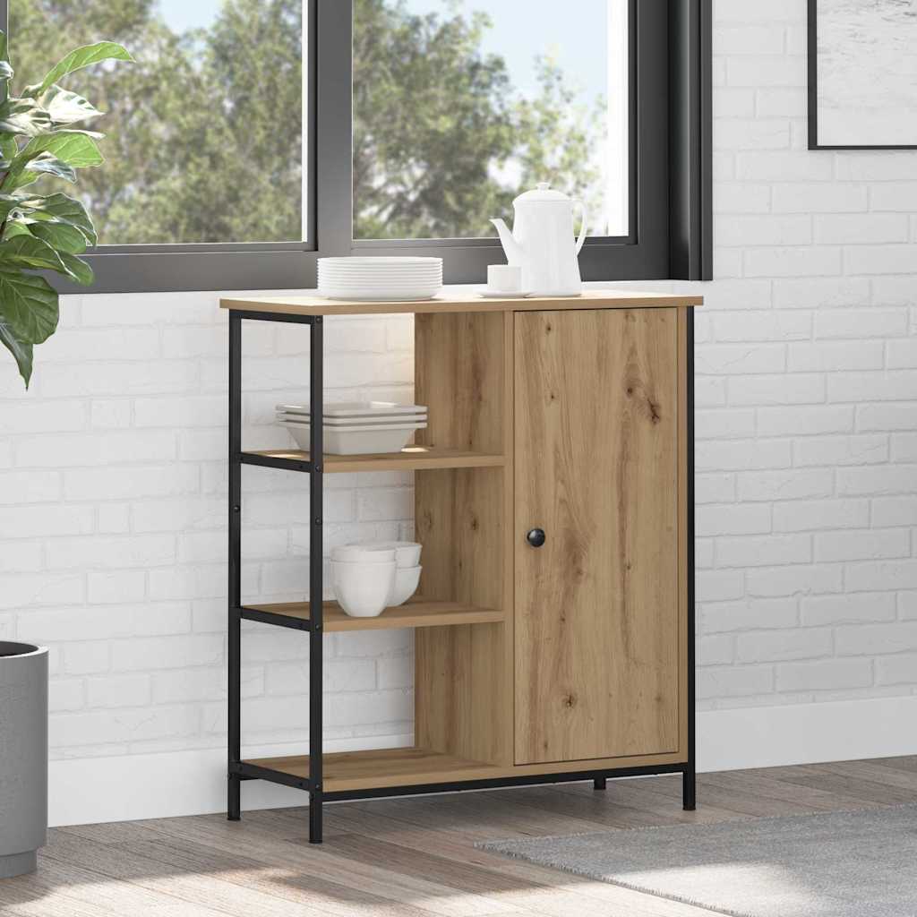vidaXL Sideboard Artisan-Eiche 70 x 30 x 80 cm