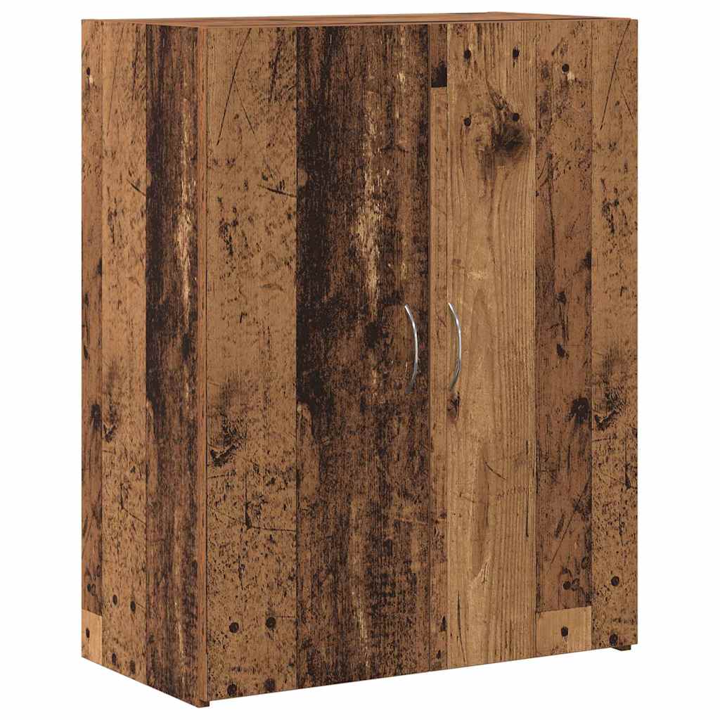 vidaXL Büroschrank mit Regal Schwarz Eichen-Optik 70 x 32 x 77.5 cm