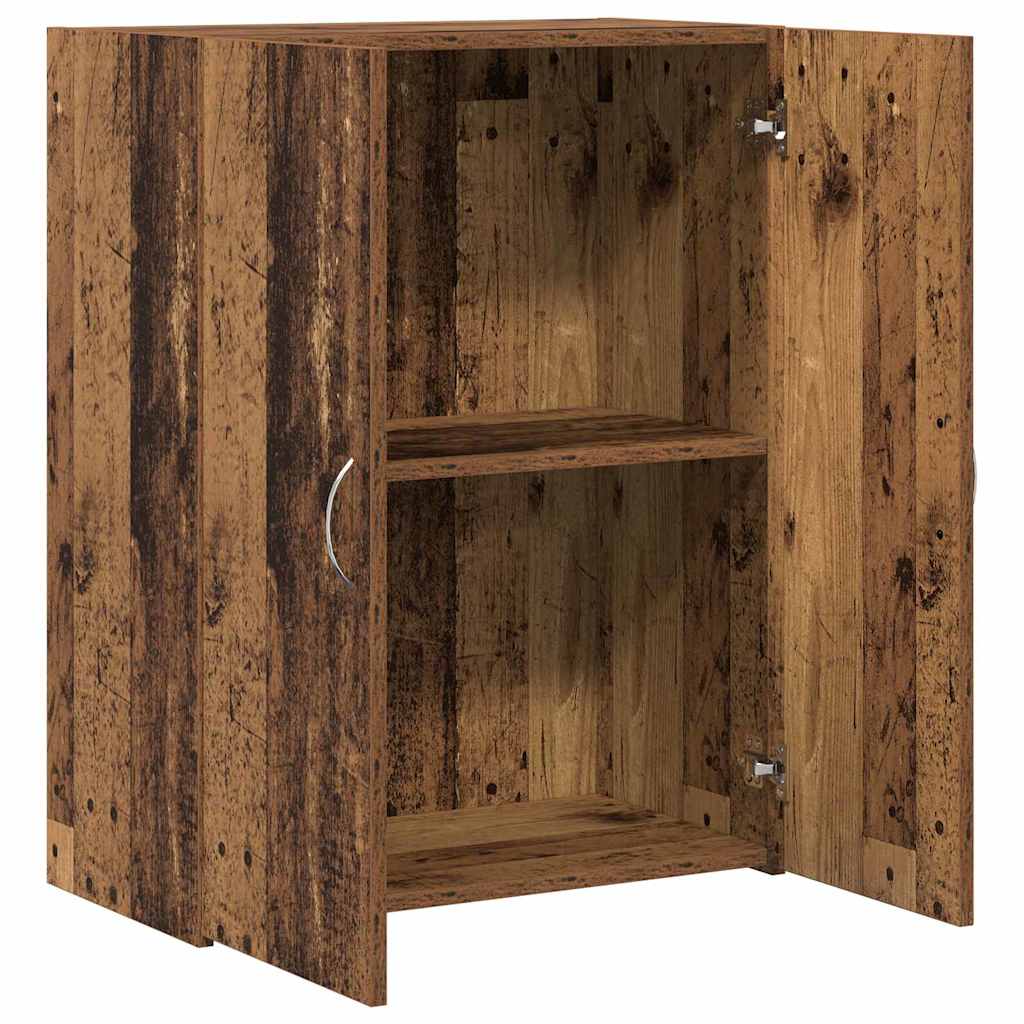 vidaXL Büroschrank mit Regal Schwarz Eichen-Optik 70 x 32 x 77.5 cm