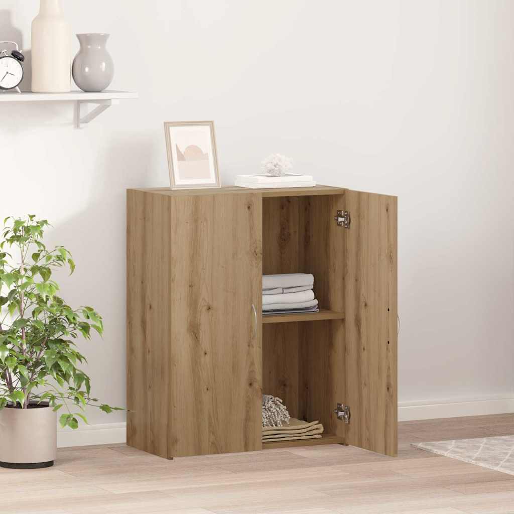 vidaXL Büroschrank mit Regal Altholz 70 x 32 x 77.5 cm Holzwerkstoff