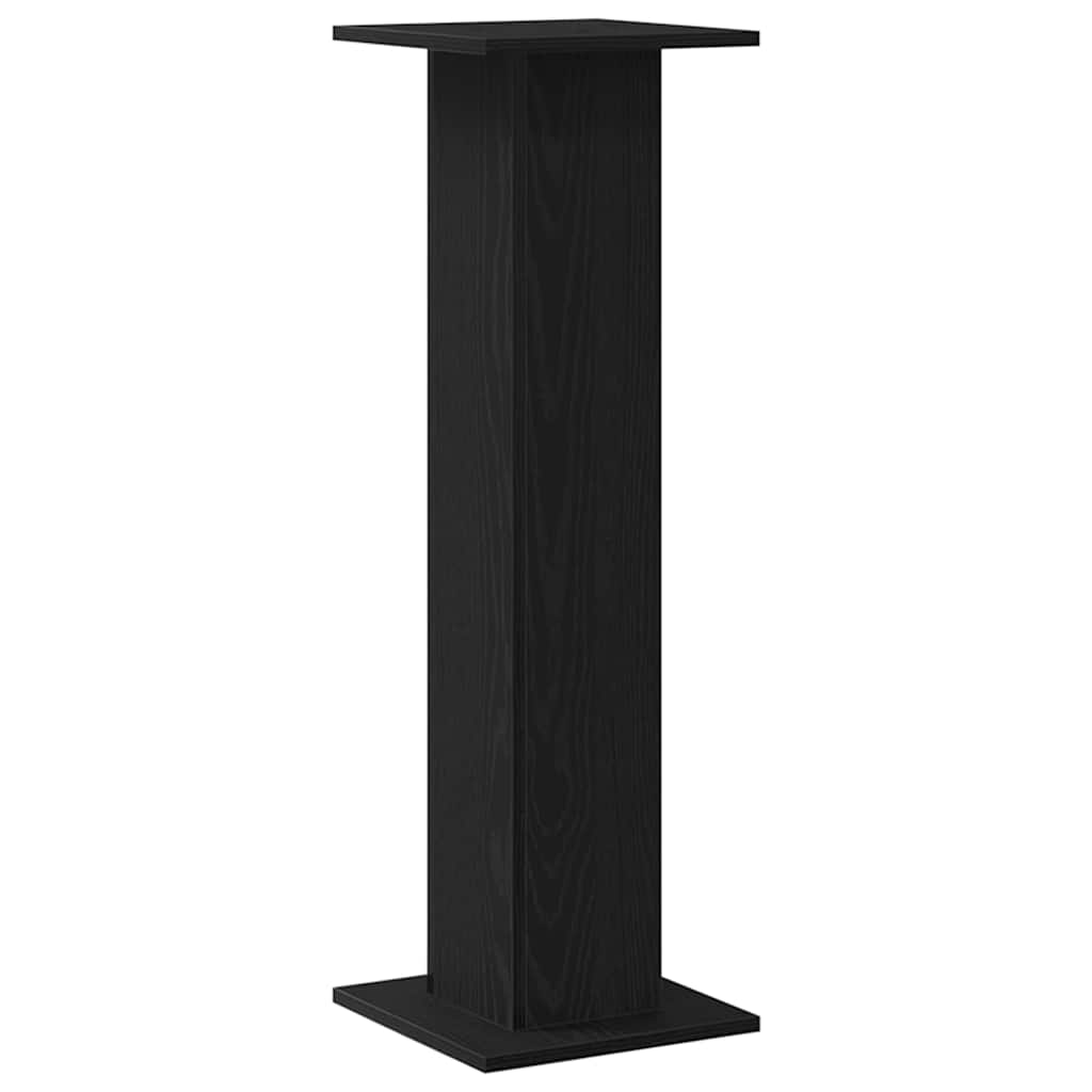 vidaXL Pflanzenständer 2 pcs Schwarz Eichen-Optik 30 x 30 x 95 cm