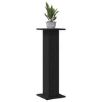 vidaXL Pflanzenständer 2 pcs Schwarz Eichen-Optik 30 x 30 x 95 cm