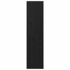 vidaXL Kleiderschrank mit Regal Schwarz Eichen-Optik 100 x 50 x 200 cm