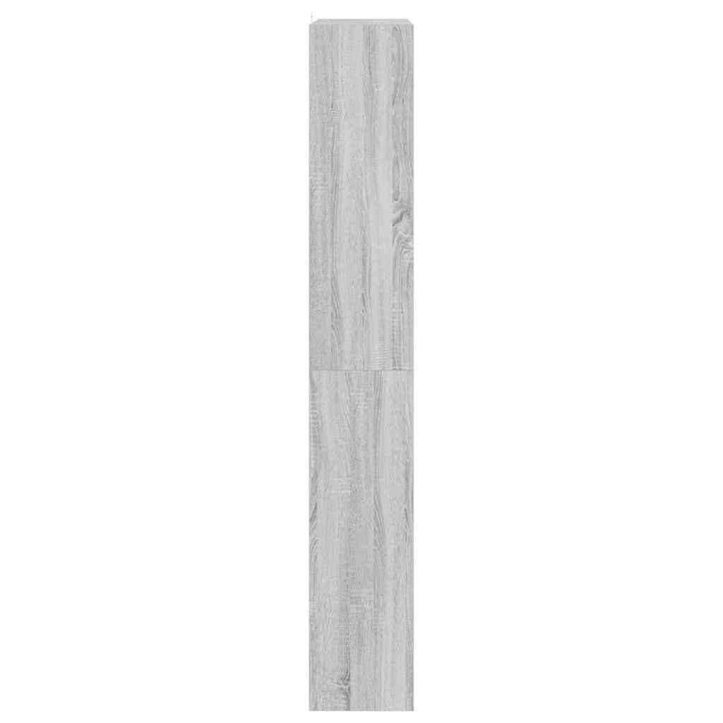 vidaXL Bücherregal Graues Sonoma 100 x 30 x 198 cm Holzwerkstoff