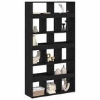 vidaXL Bücherregal 2 pcs Schwarz Eichen-Optik 100 x 33 x 187,5 cm