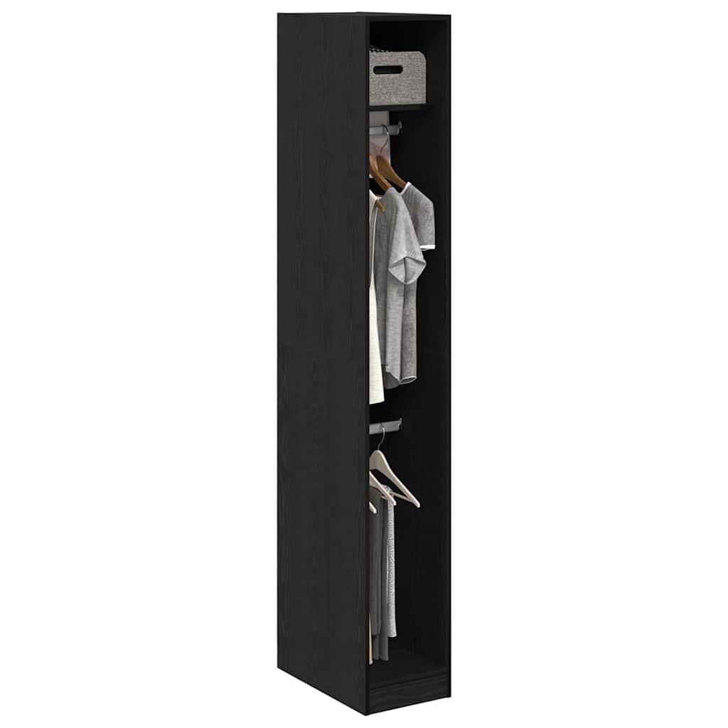 vidaXL Kleiderschrank mit Regal Altholz 30 x 50 x 200 cm Holzwerkstoff
