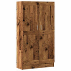 vidaXL Bücherschrank Altholz-Optik 82,5x30,5x150 cm Holzwerkstoff