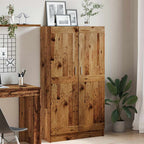 vidaXL Bücherschrank Altholz-Optik 82,5x30,5x150 cm Holzwerkstoff