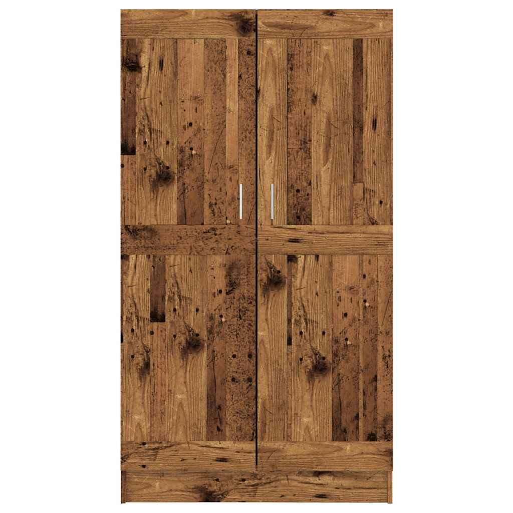 vidaXL Bücherschrank Altholz-Optik 82,5x30,5x150 cm Holzwerkstoff