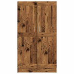 vidaXL Bücherschrank Altholz-Optik 82,5x30,5x150 cm Holzwerkstoff