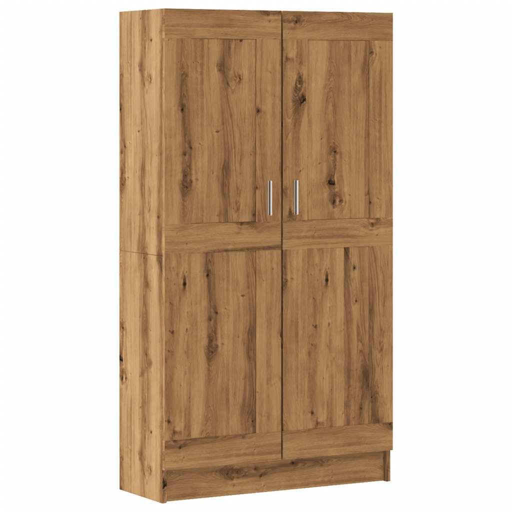 vidaXL Bücherschrank Artisan-Eiche 82,5x30,5x150 cm Holzwerkstoff