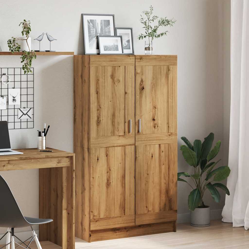 vidaXL Bücherschrank Artisan-Eiche 82,5x30,5x150 cm Holzwerkstoff