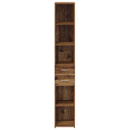 vidaXL Bücherregal mit Schubladen Altholz 30 x 42,4 x 185,2 cm