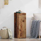 vidaXL Sideboard mit Schubladen Altholz 30 x 42,5 x 93 cm