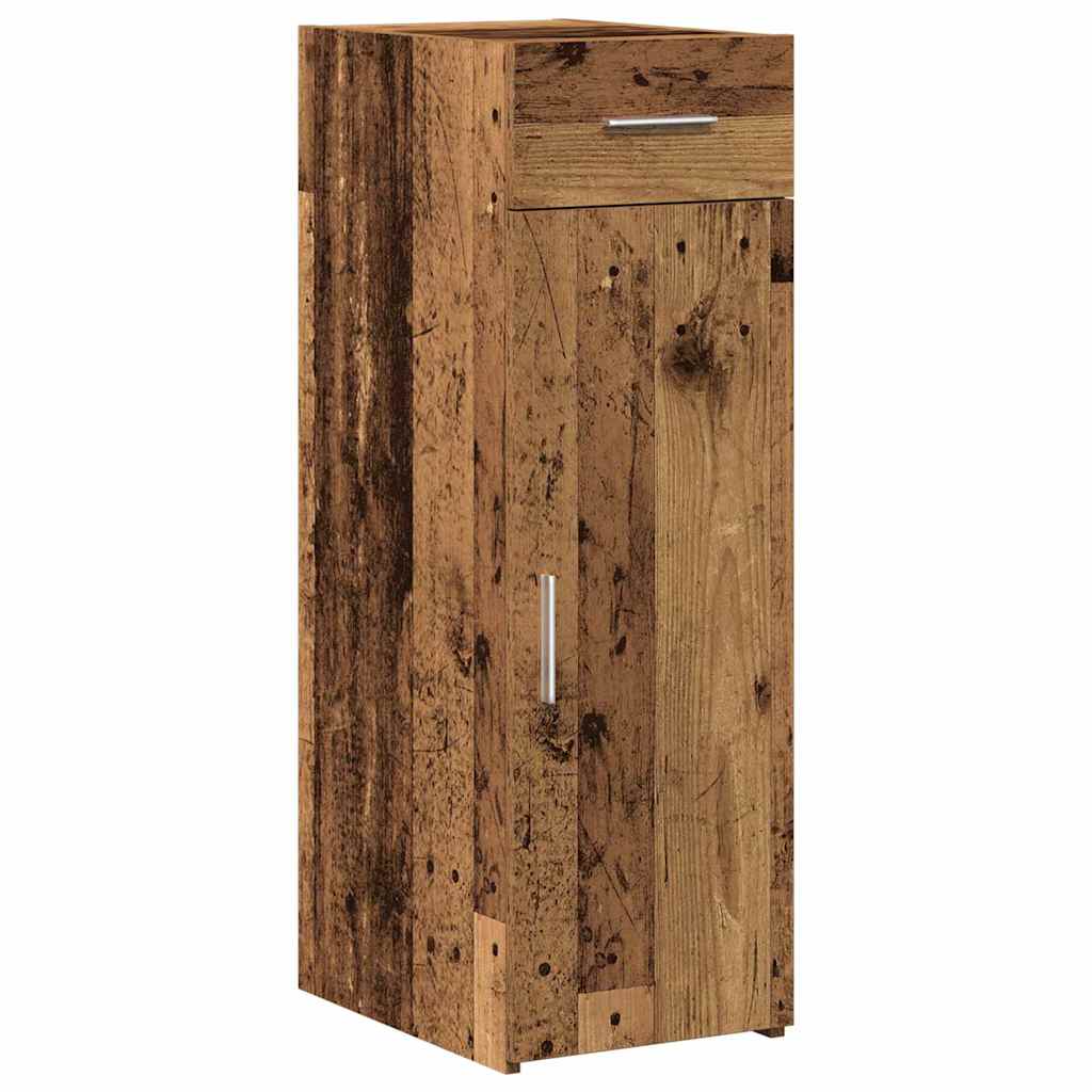 vidaXL Sideboard mit Schubladen Altholz 30 x 42,5 x 93 cm