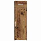 vidaXL Sideboard mit Schubladen Altholz 30 x 42,5 x 93 cm