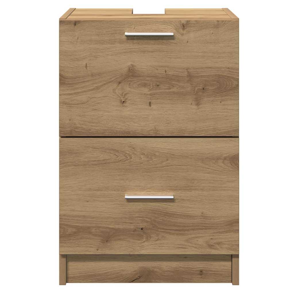 vidaXL Badezimmerschrank Artisan-Eiche 40 x 37 x 59 cm Holzwerkstoff