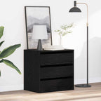 vidaXL Schubladenschrank Schwarz 61 x 41 x 58 cm Holzwerkstoff
