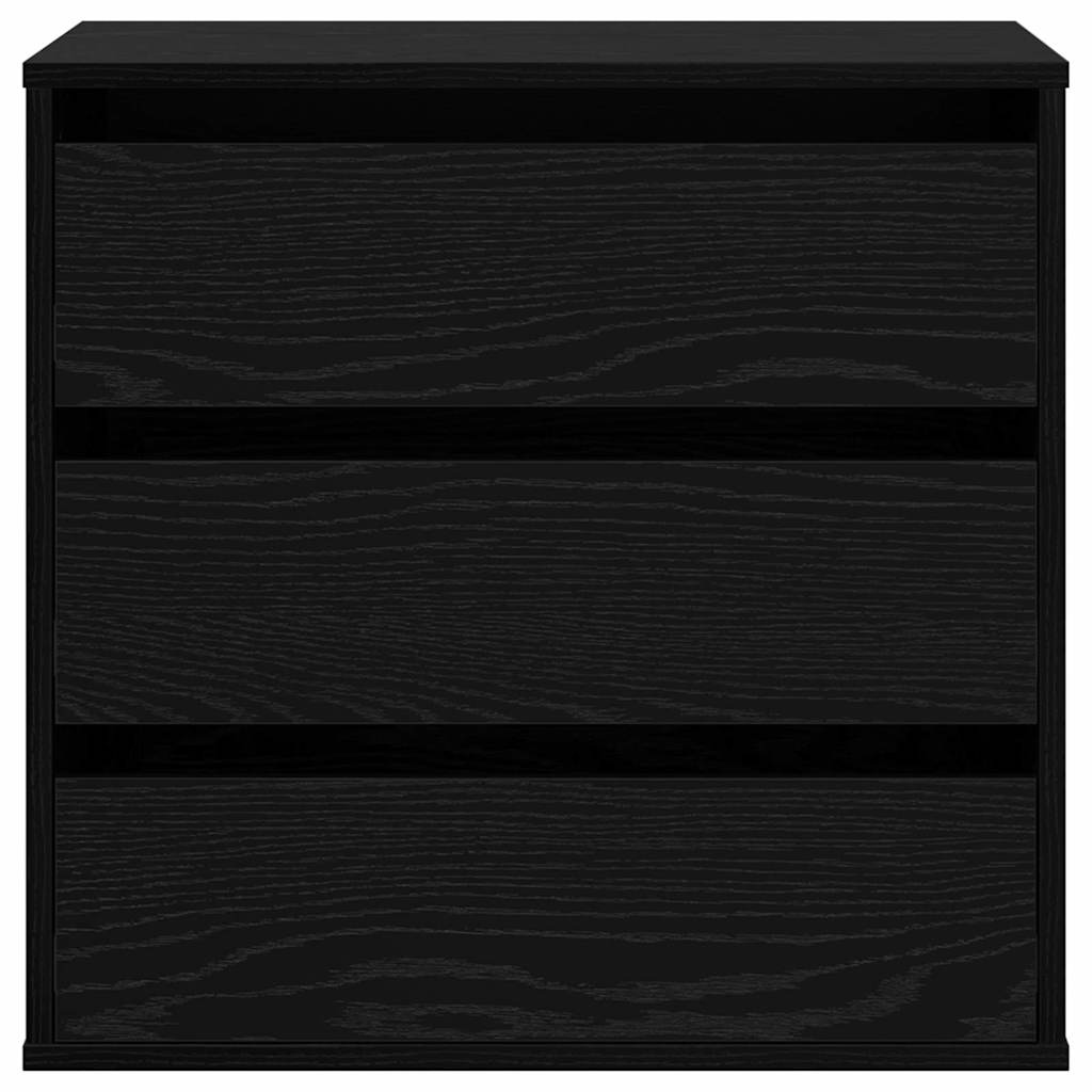 vidaXL Schubladenschrank Schwarz 61 x 41 x 58 cm Holzwerkstoff