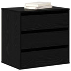vidaXL Schubladenschrank Schwarz 61 x 41 x 58 cm Holzwerkstoff
