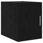 vidaXL Wandschrank Schwarz Eichen-Optik 30 x 42,5 x 39,5 cm
