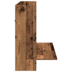 vidaXL Wandtisch mit Regal Altholz 105 x 48 x 75 cm Holzwerkstoff