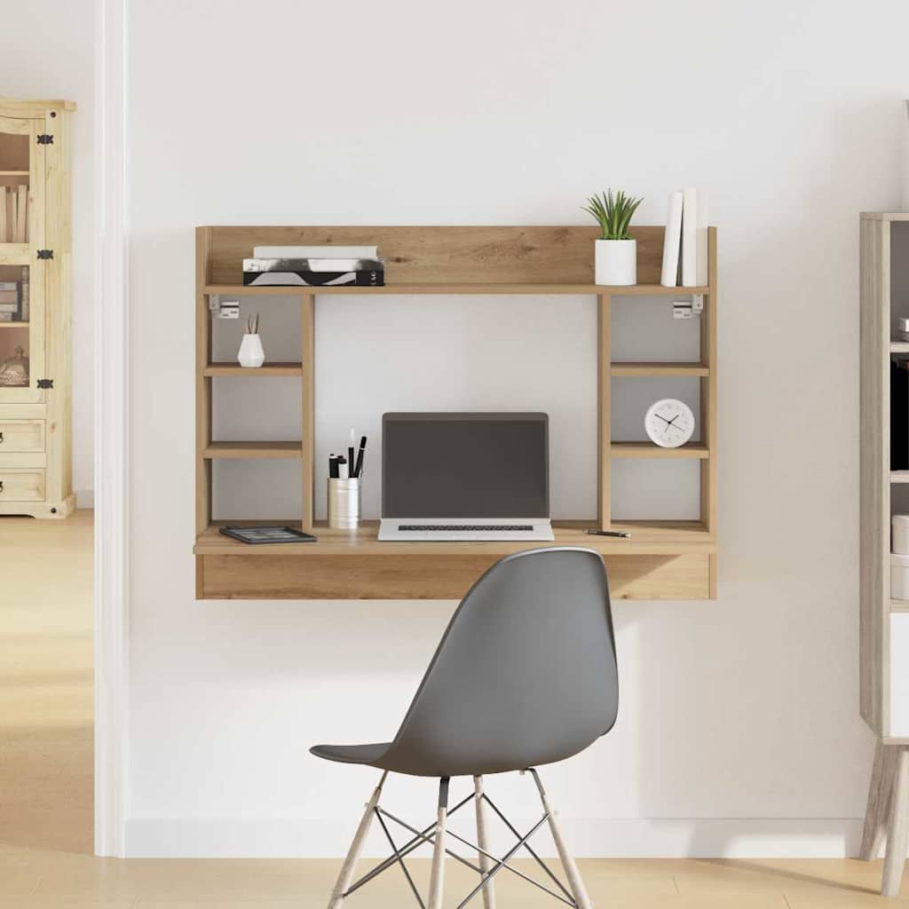 vidaXL Wandtisch Artisan-Eiche 105 x 48 x 75 cm Holzwerkstoff