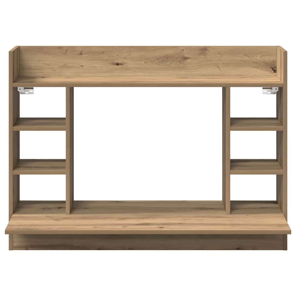 vidaXL Wandtisch Artisan-Eiche 105 x 48 x 75 cm Holzwerkstoff