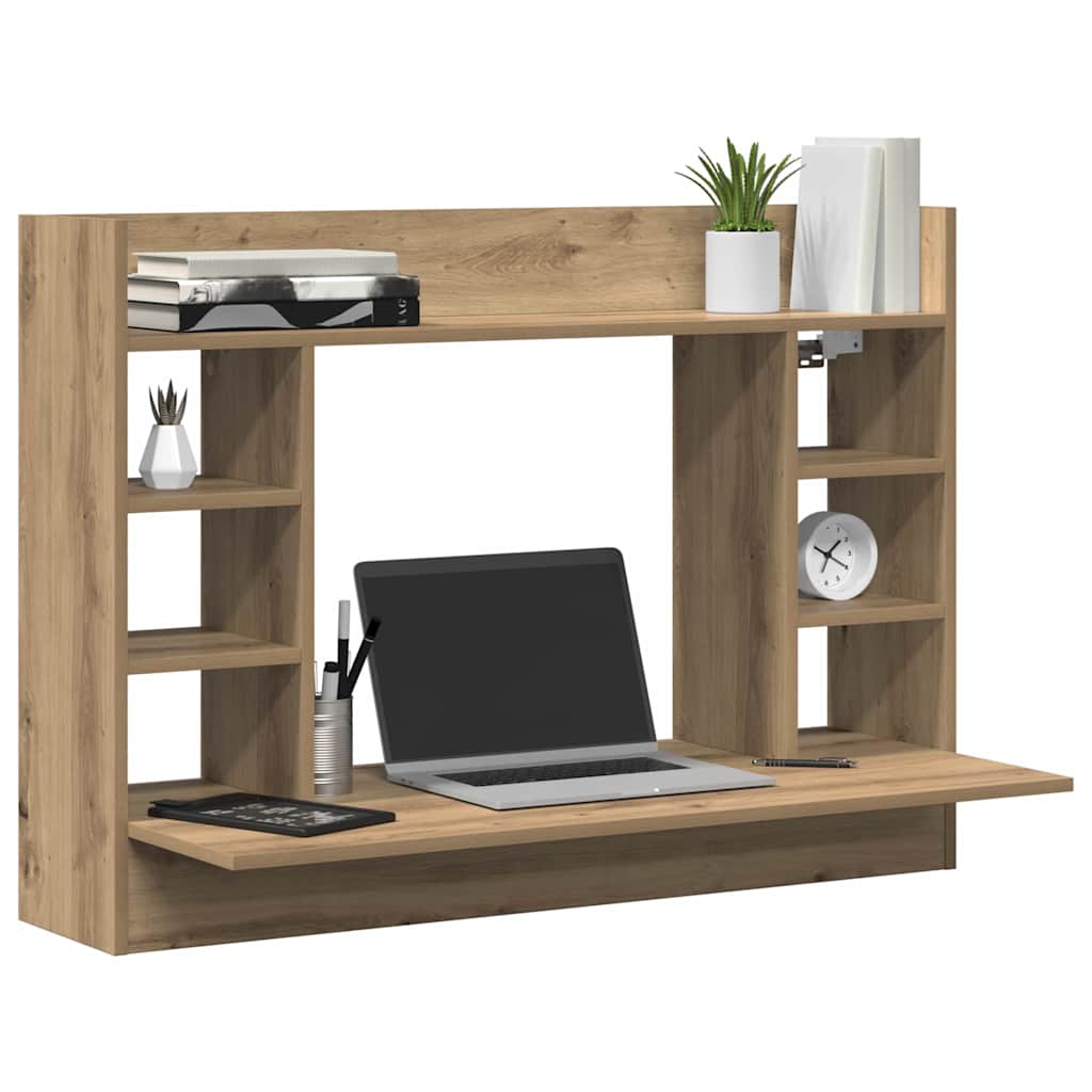 vidaXL Wandtisch Artisan-Eiche 105 x 48 x 75 cm Holzwerkstoff