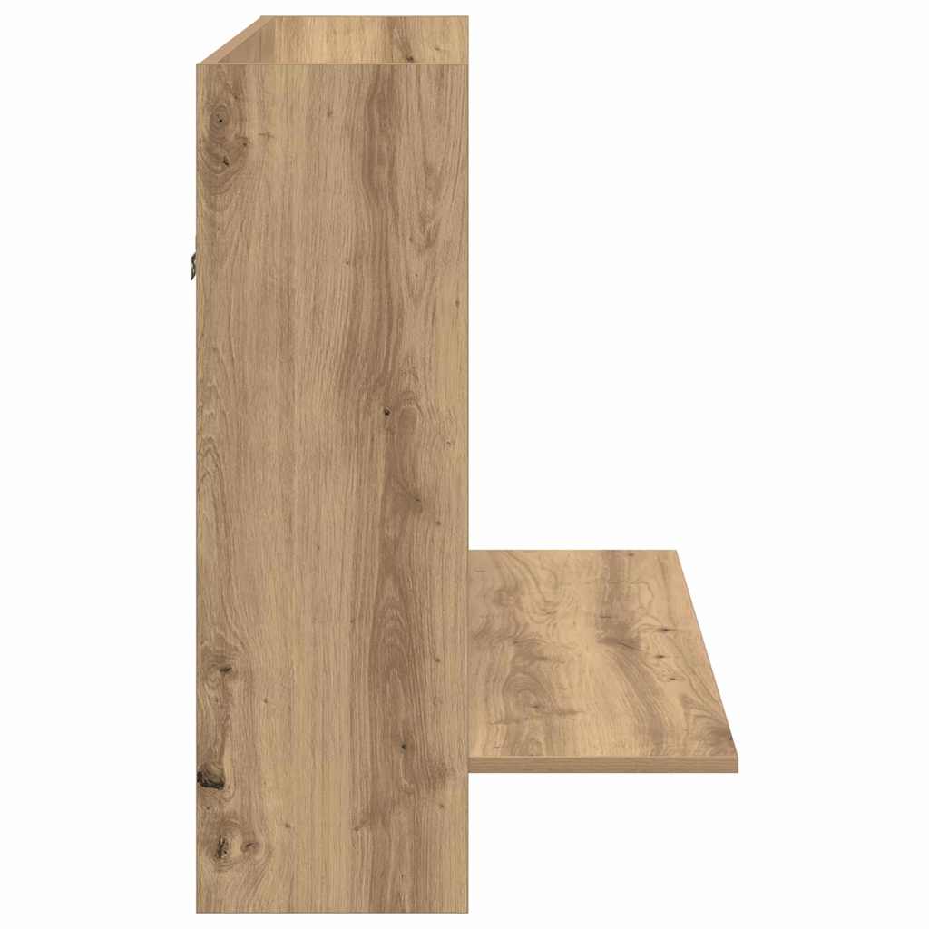 vidaXL Wandtisch Artisan-Eiche 105 x 48 x 75 cm Holzwerkstoff